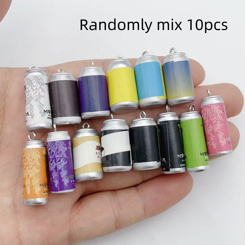 Resin Art Kits For Adults - 10Pcs Mini Simulation Beverage Can Resin