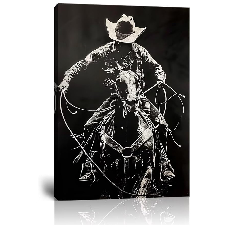 Western Cowboy Retro Southwest - Resin Art Images ulasan dan harga