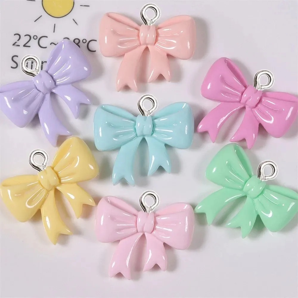 10 Pieces Candy Color Bow Resi - Resin Art Kits For Adults ulasan dan harga