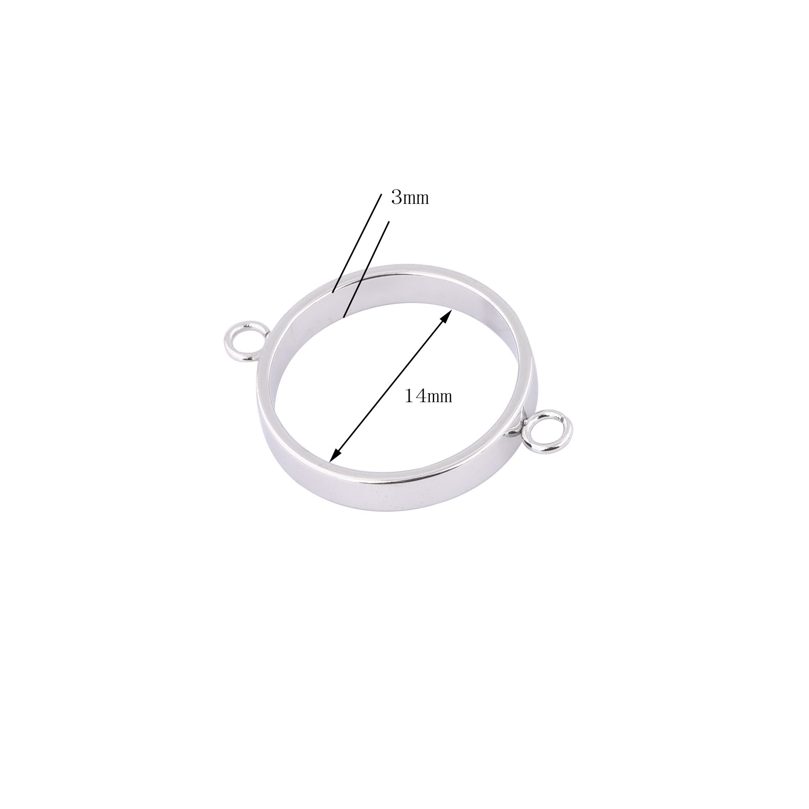 10pcs Stainless Steel 14mm Ope - Resin Art Kits For Adults ulasan dan harga