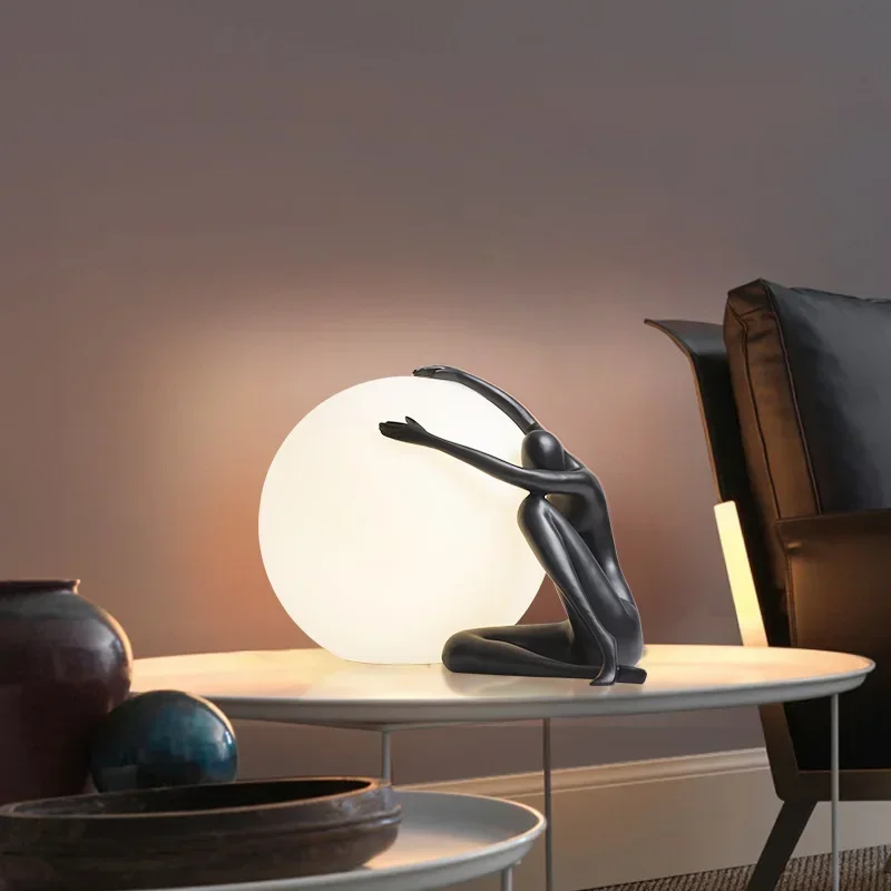 Nordic Art Floor Lamp Abstract - Resin Art In Floor ulasan dan harga
