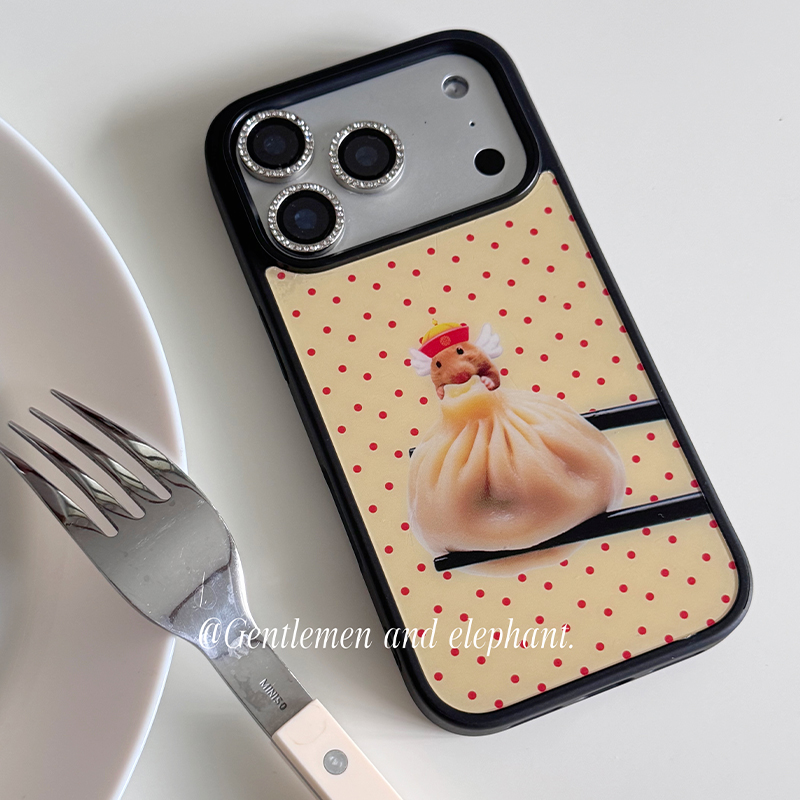 Korean Ins Xiaolongbao Guinea  - Resin Art Phone Case ulasan dan harga