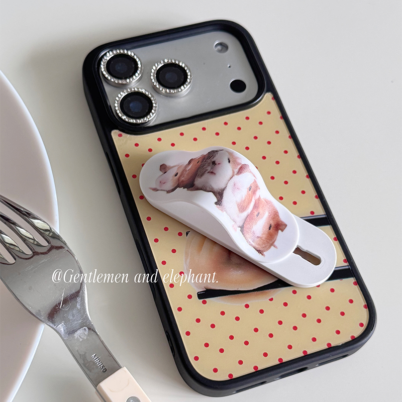 Korean Ins Xiaolongbao Guinea  - Resin Art Phone Case ulasan dan harga