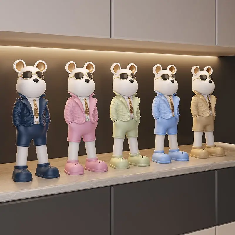 Creative Sunnies Bear Statue,T - Resin Art Workshop ulasan dan harga