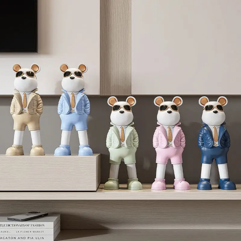 Creative Sunnies Bear Statue,T - Resin Art Workshop ulasan dan harga