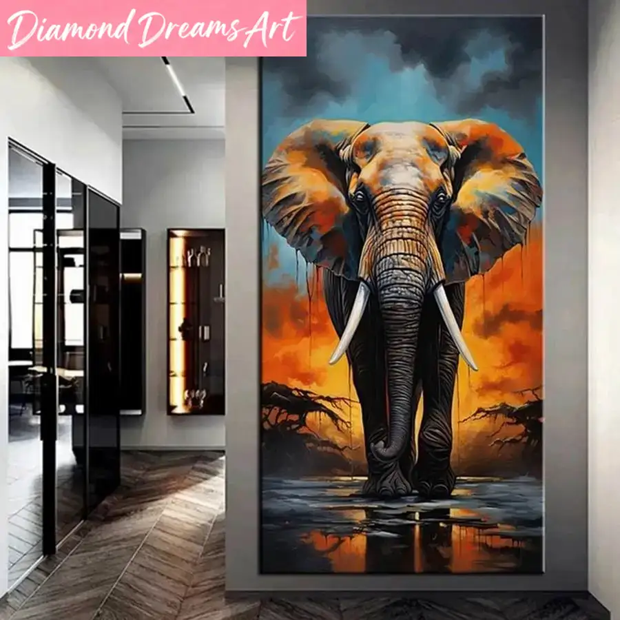 Frameless,Diy Mosaic Art Wild  - Resin Art Images ulasan dan harga