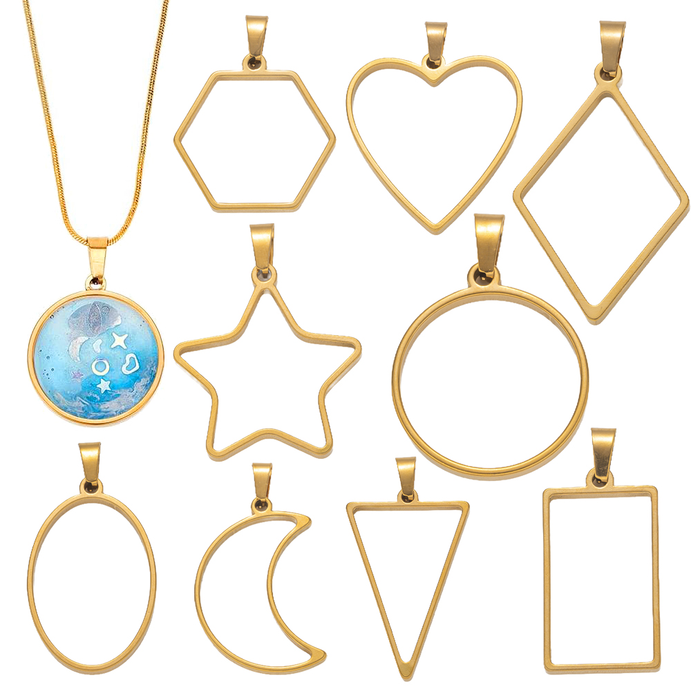 5pcs Stainless Steel Open Back - Resin Art Kits For Adults ulasan dan harga