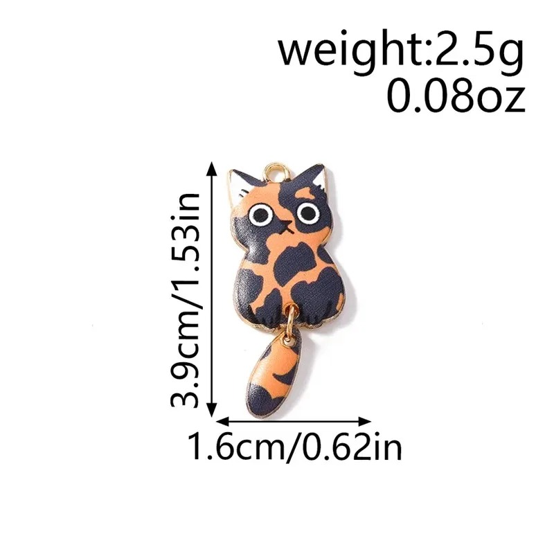 10Pcs 16×39mm Cute Cartoon Cat - Resin Art Kits For Adults ulasan dan harga