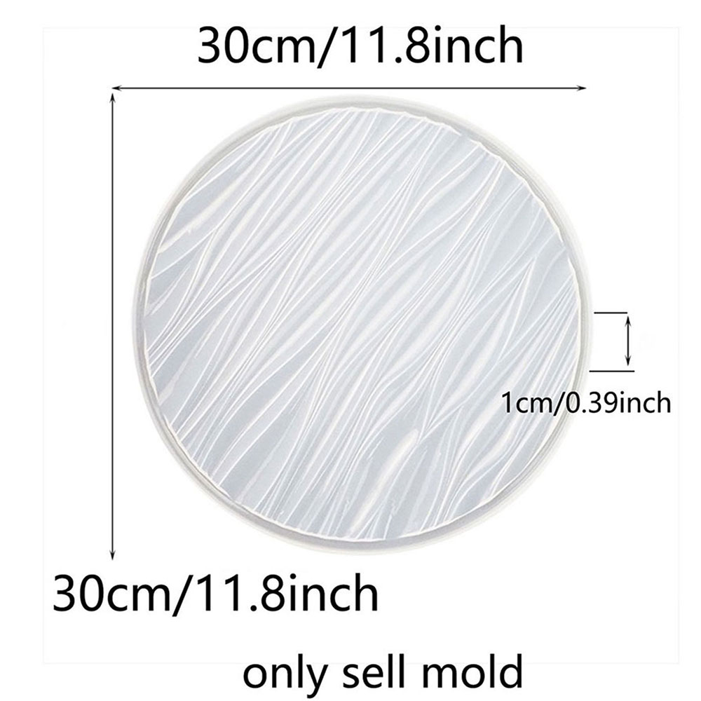 Large Round Tray Silicone Mold - Resin Art Kit With Molds ulasan dan harga