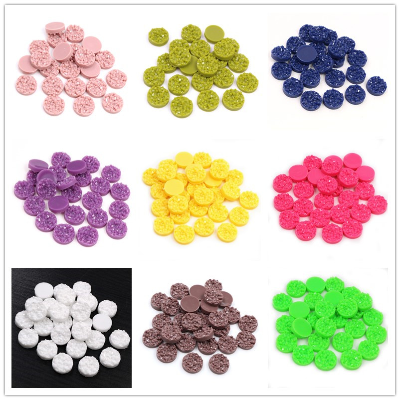 40pcs Resin Druzy Cabochons Do - Resin Art Kits For Adults ulasan dan harga