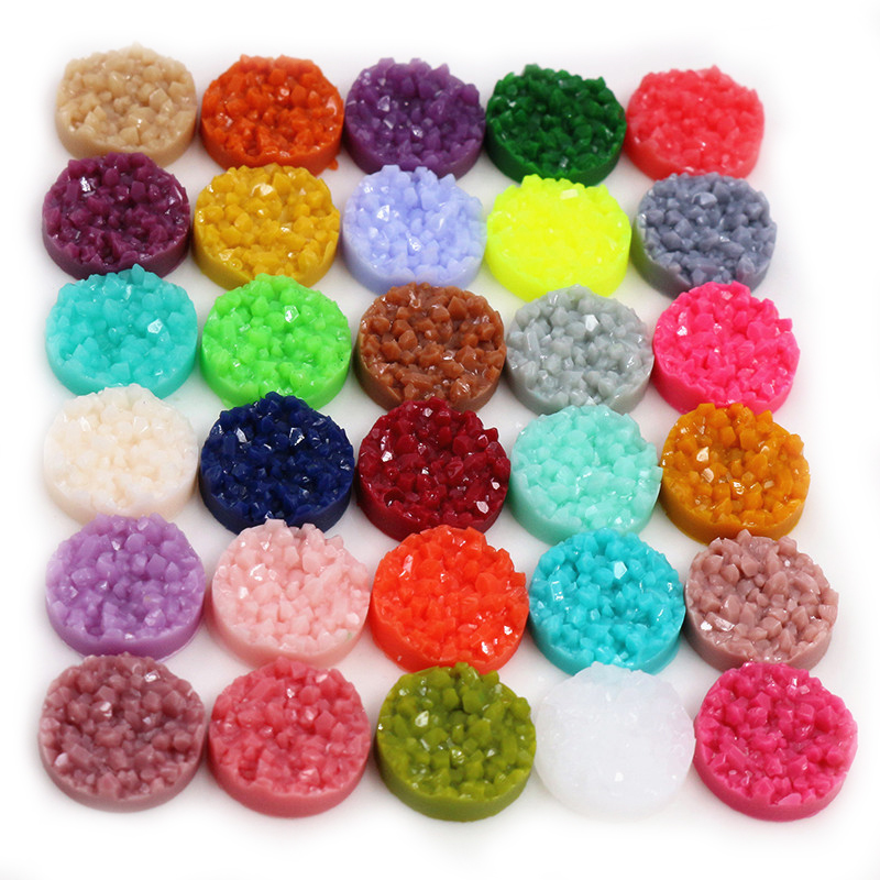 40pcs Resin Druzy Cabochons Do - Resin Art Kits For Adults ulasan dan harga