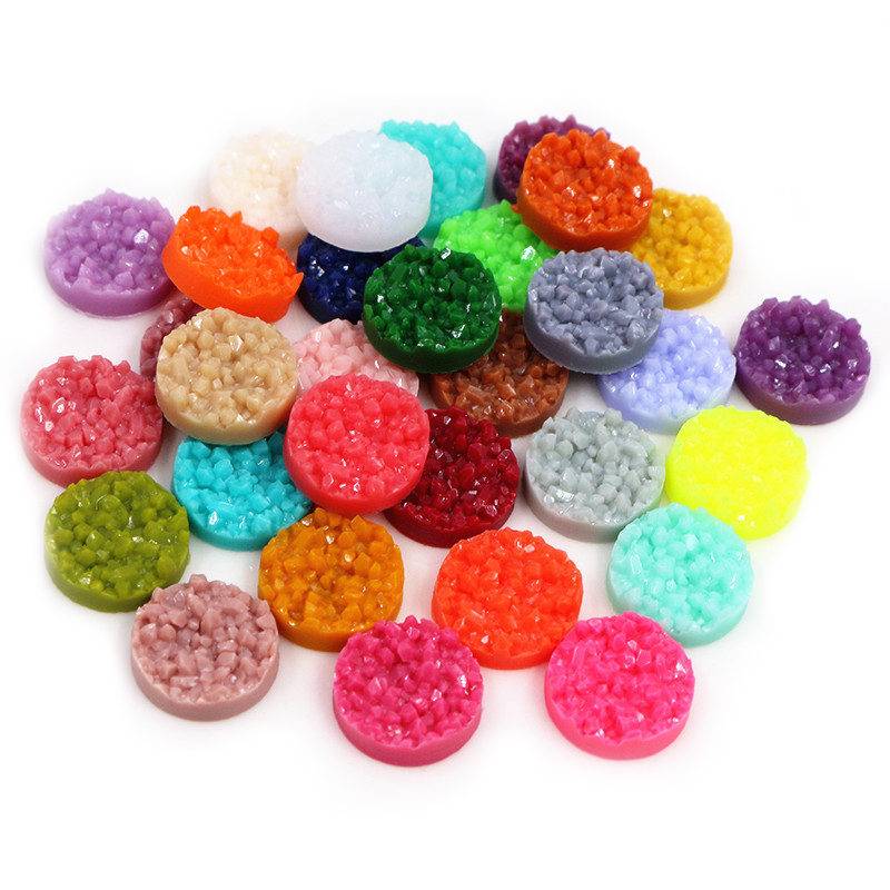 40pcs Resin Druzy Cabochons Do - Resin Art Kits For Adults ulasan dan harga