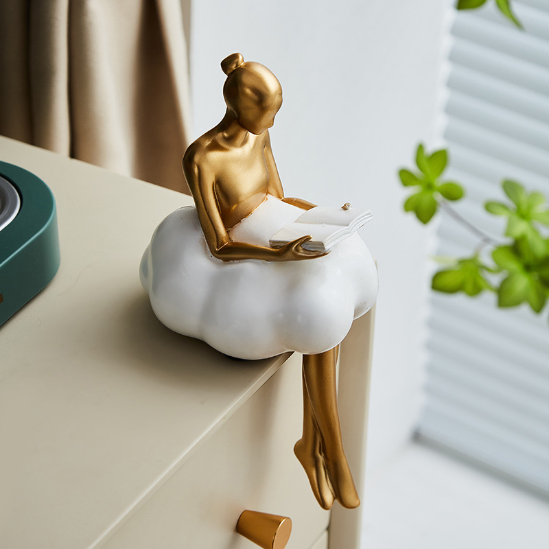 Ballet Girl Cloud Abstract Art - Resin Art Aesthetic ulasan dan harga