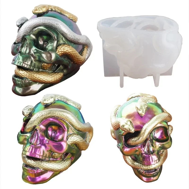 Hot Sale Skull Snake Head DIY  - Resin Art Heat Gun ulasan dan harga