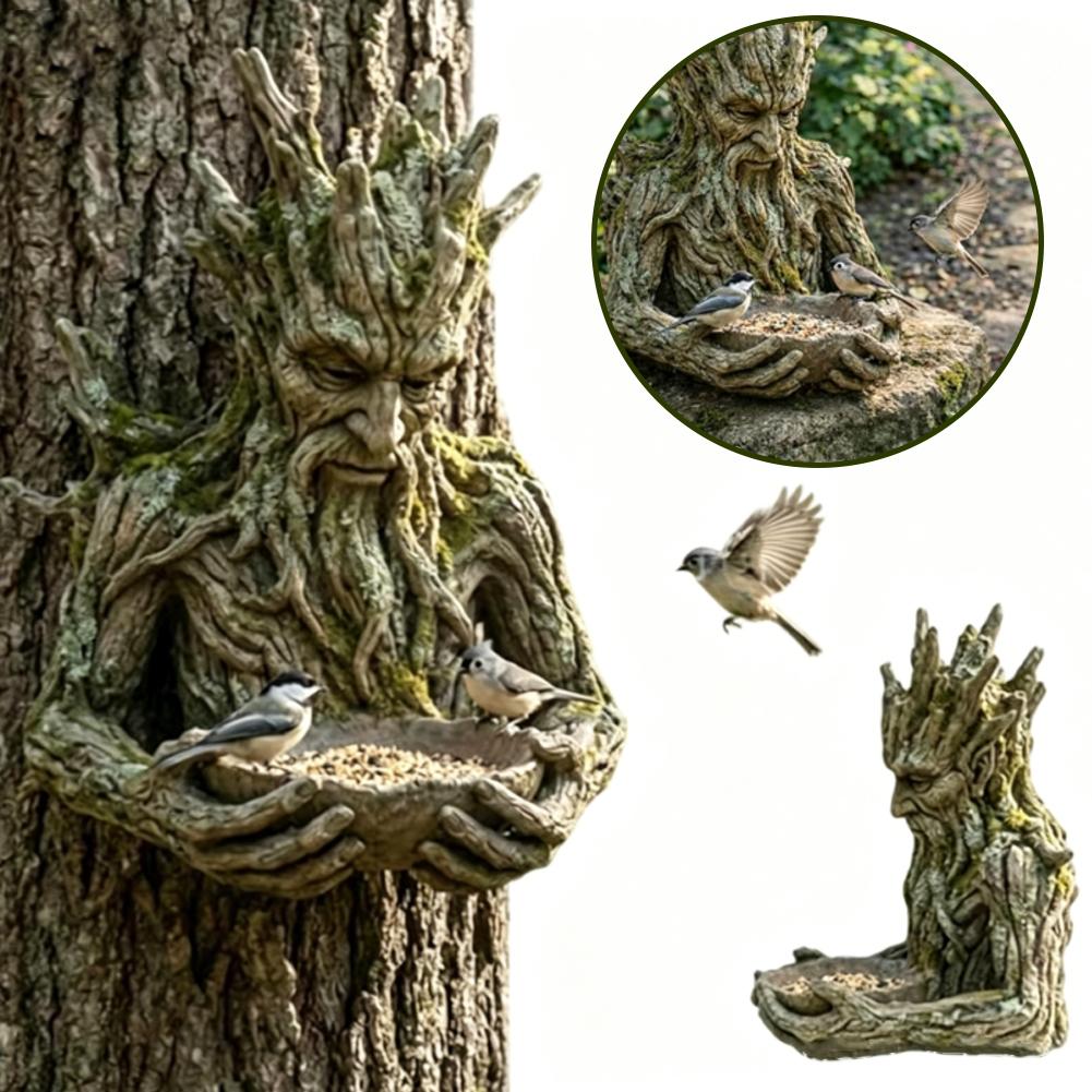 Weatherproof Resin Tree Face B - Resin Art On Wood ulasan dan harga