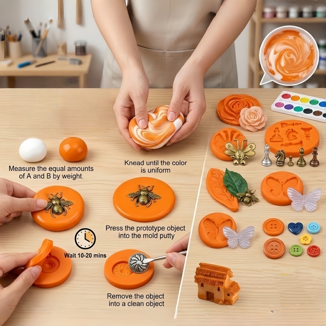 Silicone Putty DIY Crafting Se - Resin Art Resin ulasan dan harga