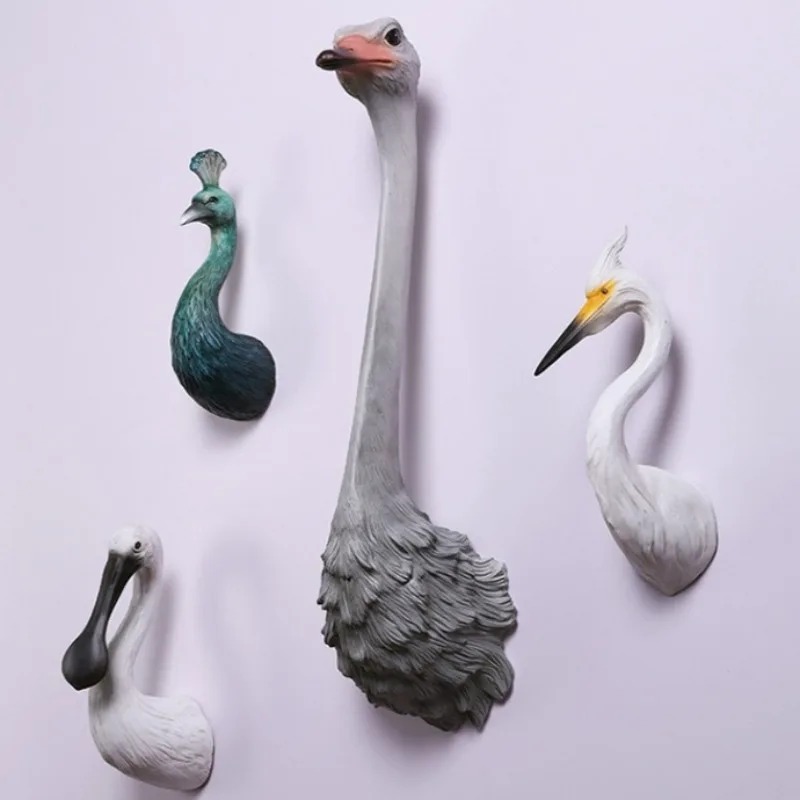 Simple Art Bird Head Image Orn - Resin Art Images ulasan dan harga