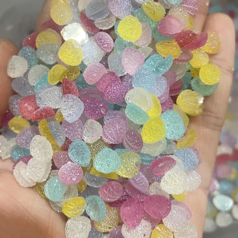 7.7mm Mini Sugar Frosted Shell - Resin Art Phone Case ulasan dan harga
