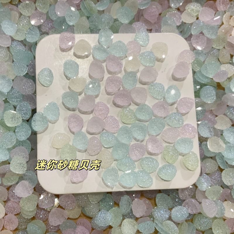 7.7mm Mini Sugar Frosted Shell - Resin Art Phone Case ulasan dan harga