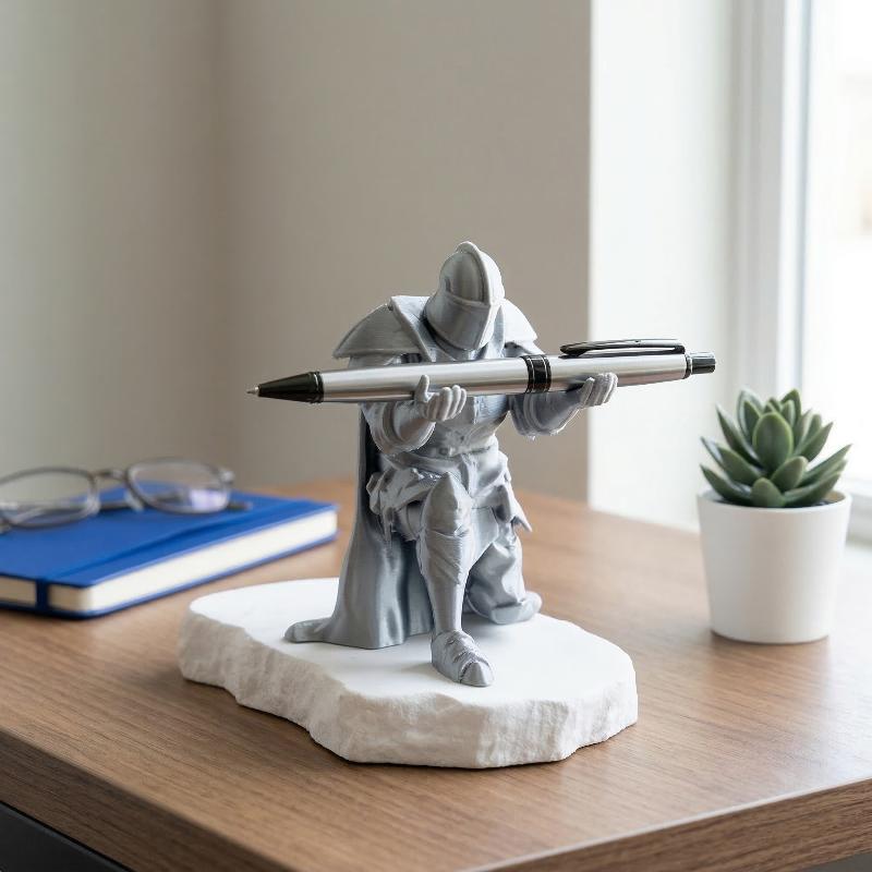 Knight Pen Holder Resin Mediev - Resin Art Workshop ulasan dan harga