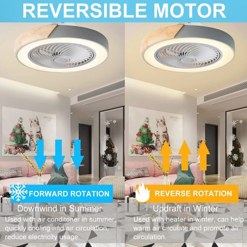 Modern Wood Ceiling Fan Light  - Resin Art On Wood ulasan dan harga