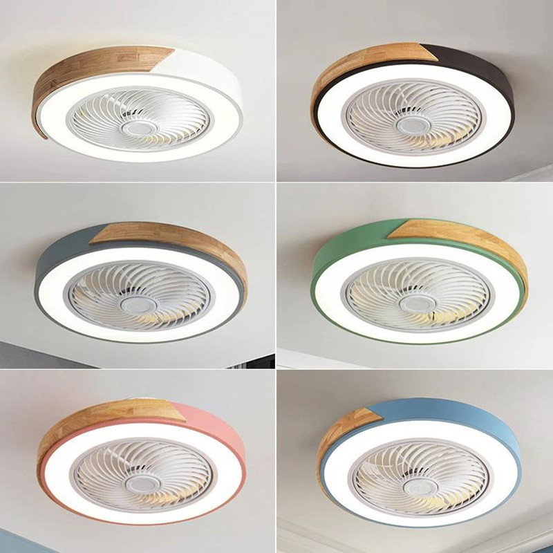 Modern Wood Ceiling Fan Light  - Resin Art On Wood ulasan dan harga