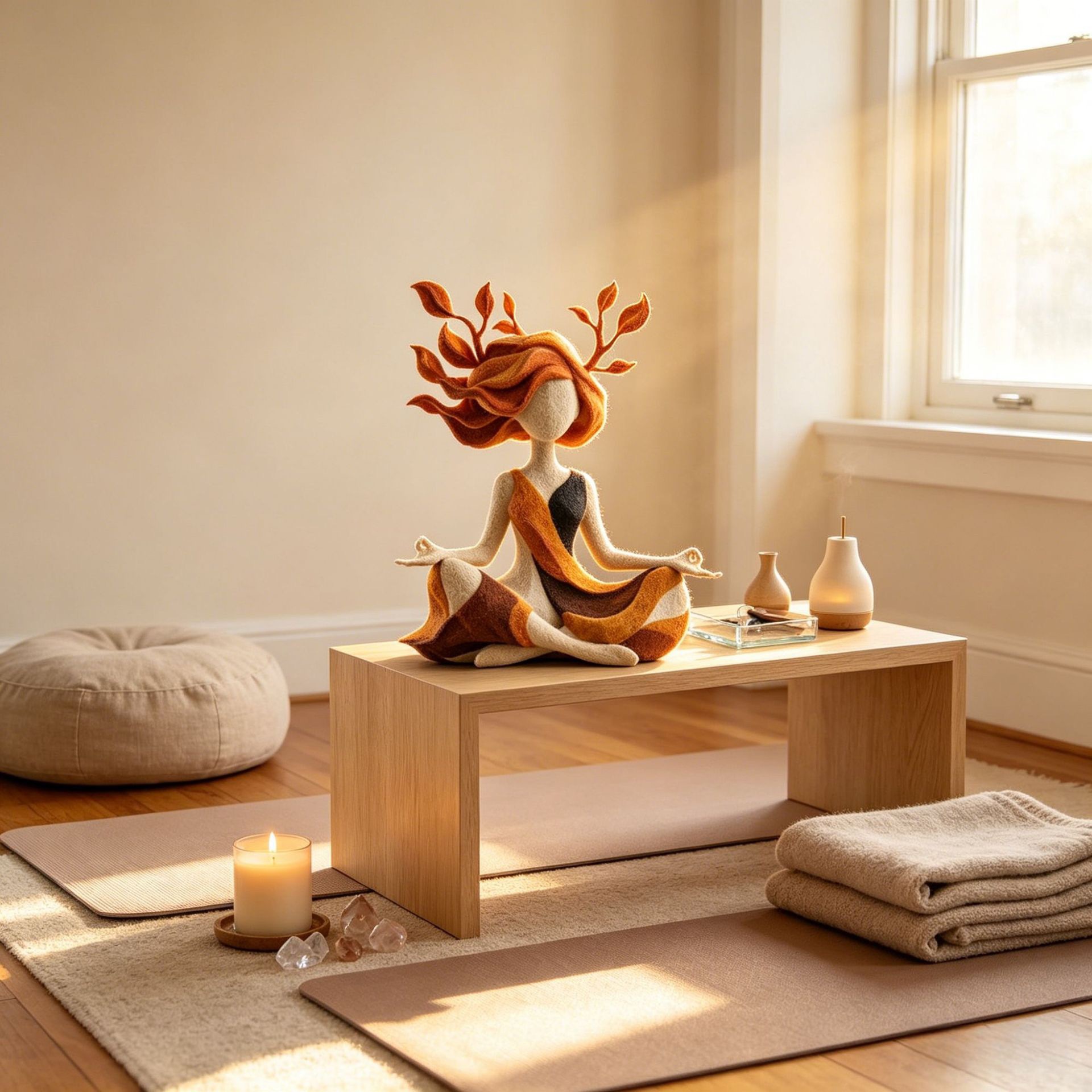 Creative Artistic Yoga Girl Re - Resin Artist ulasan dan harga