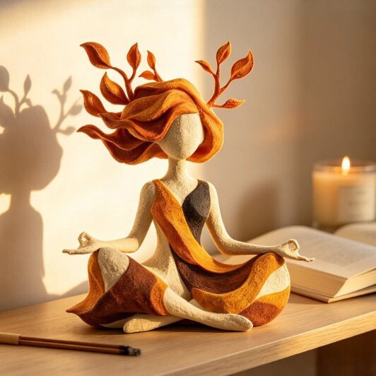 Creative Artistic Yoga Girl Re - Resin Artist ulasan dan harga