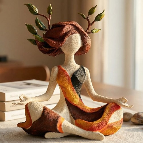 Creative Artistic Yoga Girl Re - Resin Artist ulasan dan harga