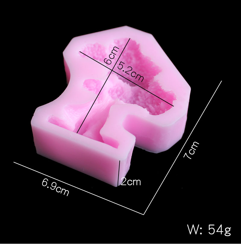Pine tree silica gel mold DIY  - Resin Art Kit With Molds ulasan dan harga