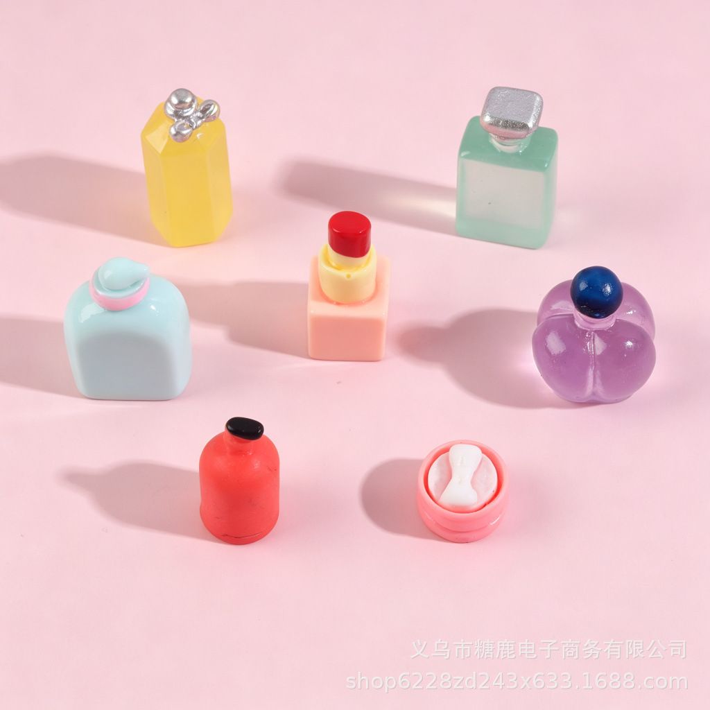 7PC Resin Charms Cosmetic Make - Resin Art Phone Case ulasan dan harga