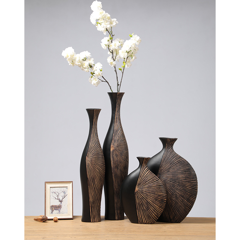 Retro Tall Resin Floor Vase, E - Resin Art In Floor ulasan dan harga