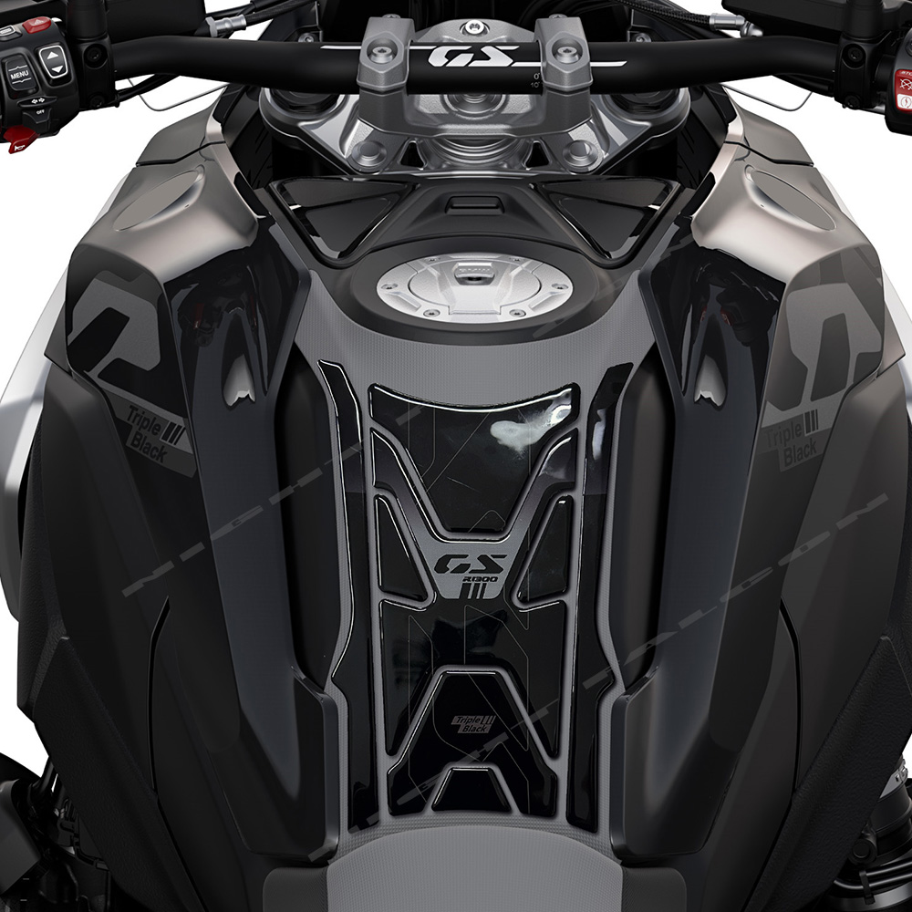 For BMW R 1300 GS Triple Black - Resin Art Sticker ulasan dan harga