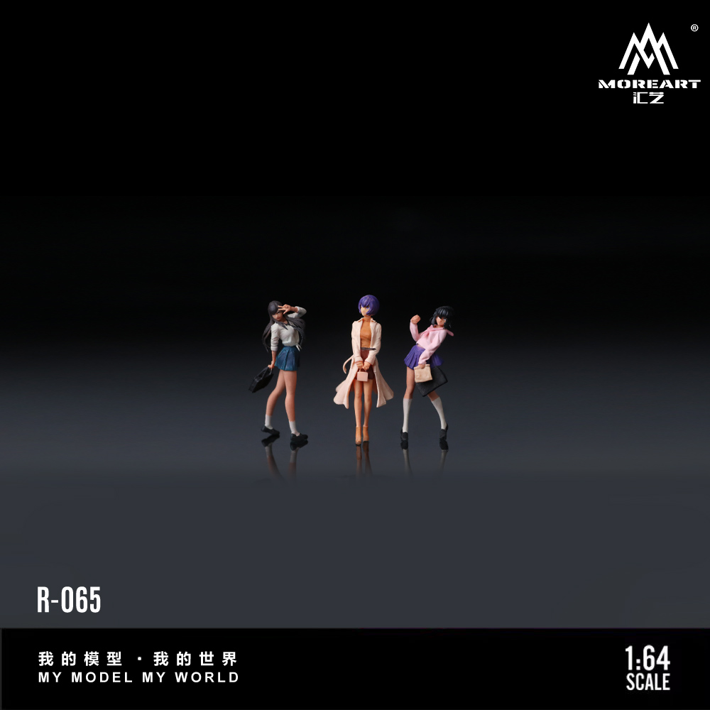 More Art 1:64 Dynamic Girl Dol - Resin Art Decor ulasan dan harga