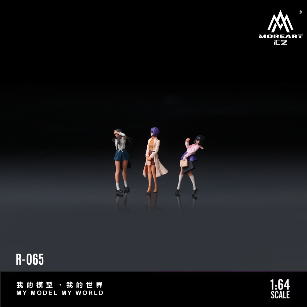 More Art 1:64 Dynamic Girl Dol - Resin Art Decor ulasan dan harga