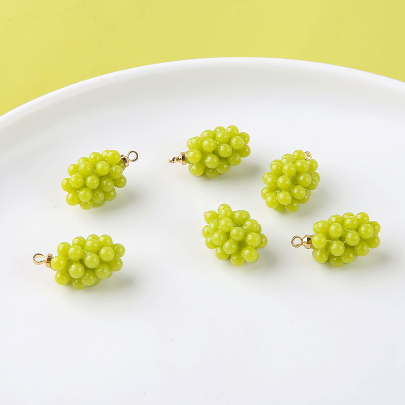6pcs Cute Little Grapes Resin  - Resin Art Kits For Adults ulasan dan harga