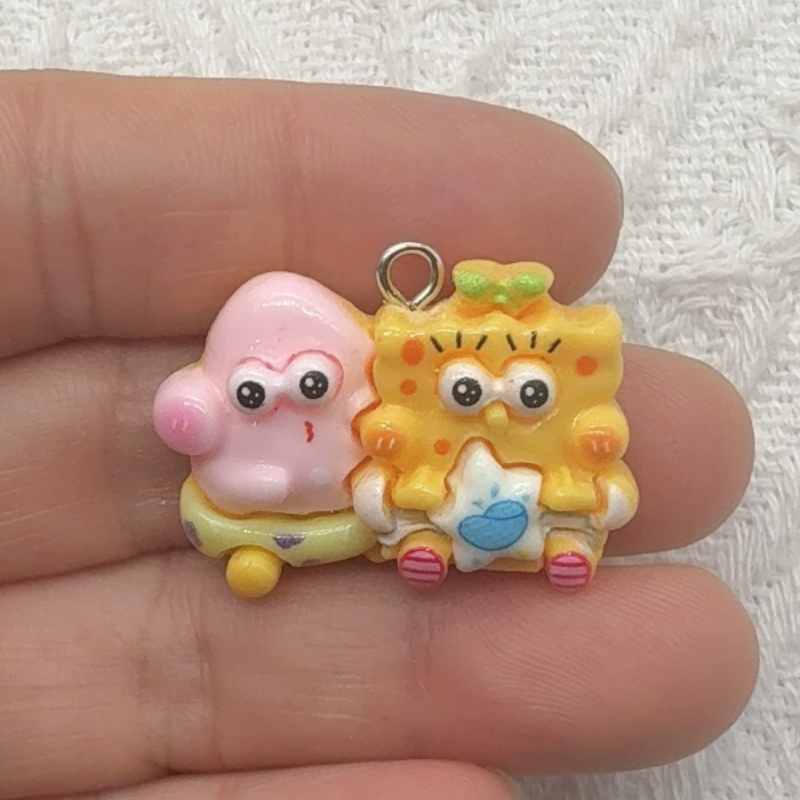 10pcs cartoon resin pendant, D - Resin Art Kits For Adults ulasan dan harga
