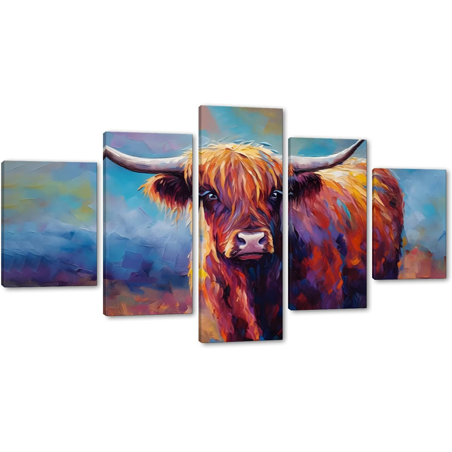 5 Highland Cow Images diamond  - Resin Art Images ulasan dan harga