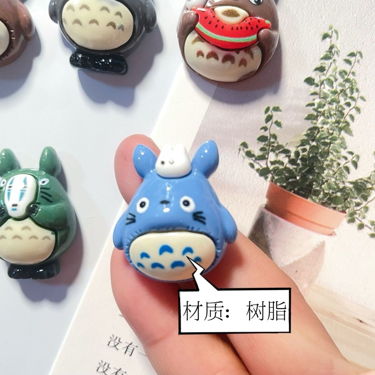 Totoro Anime Resin Fridge Magn - Resin Art Sticker ulasan dan harga