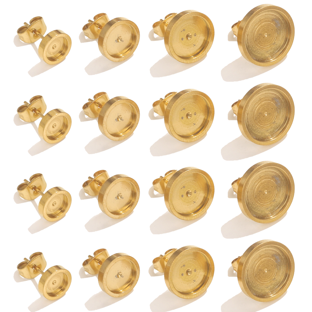 10pcs Stainless Steel Gold Ear - Resin Art Kits For Adults ulasan dan harga
