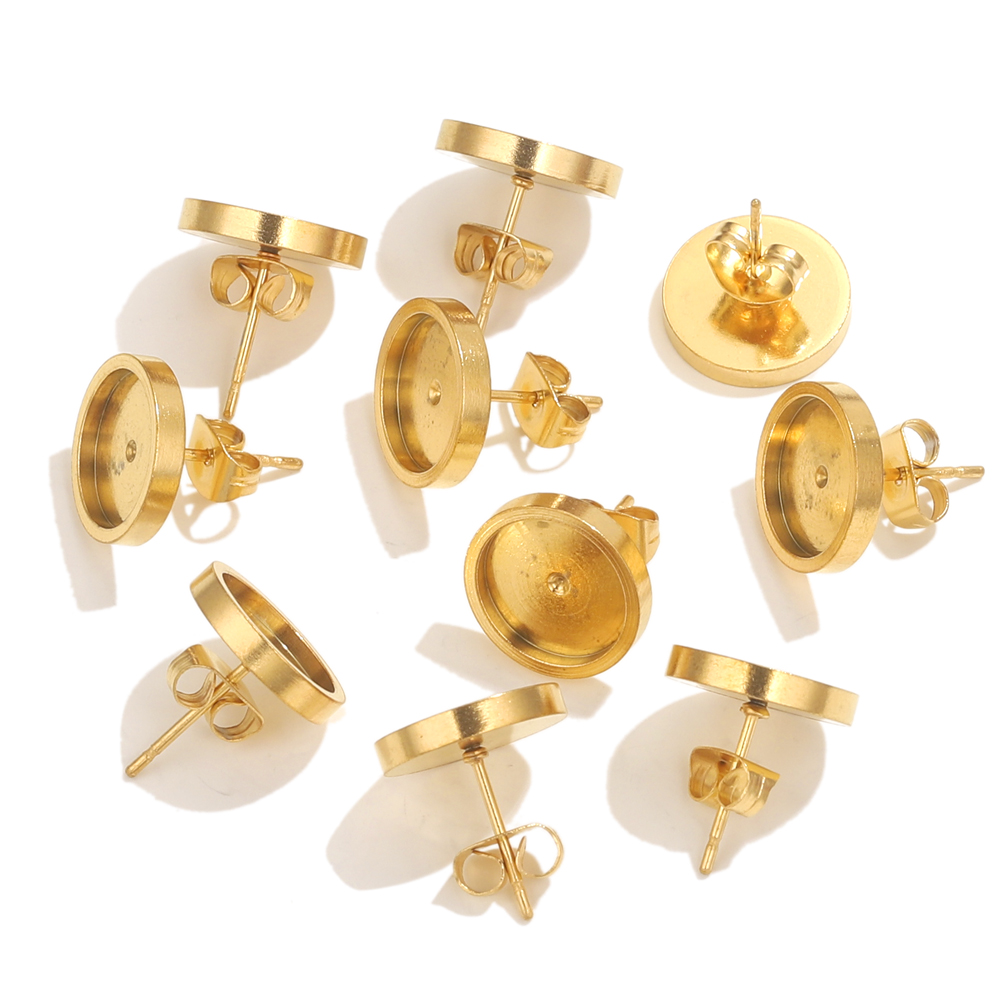 10pcs Stainless Steel Gold Ear - Resin Art Kits For Adults ulasan dan harga