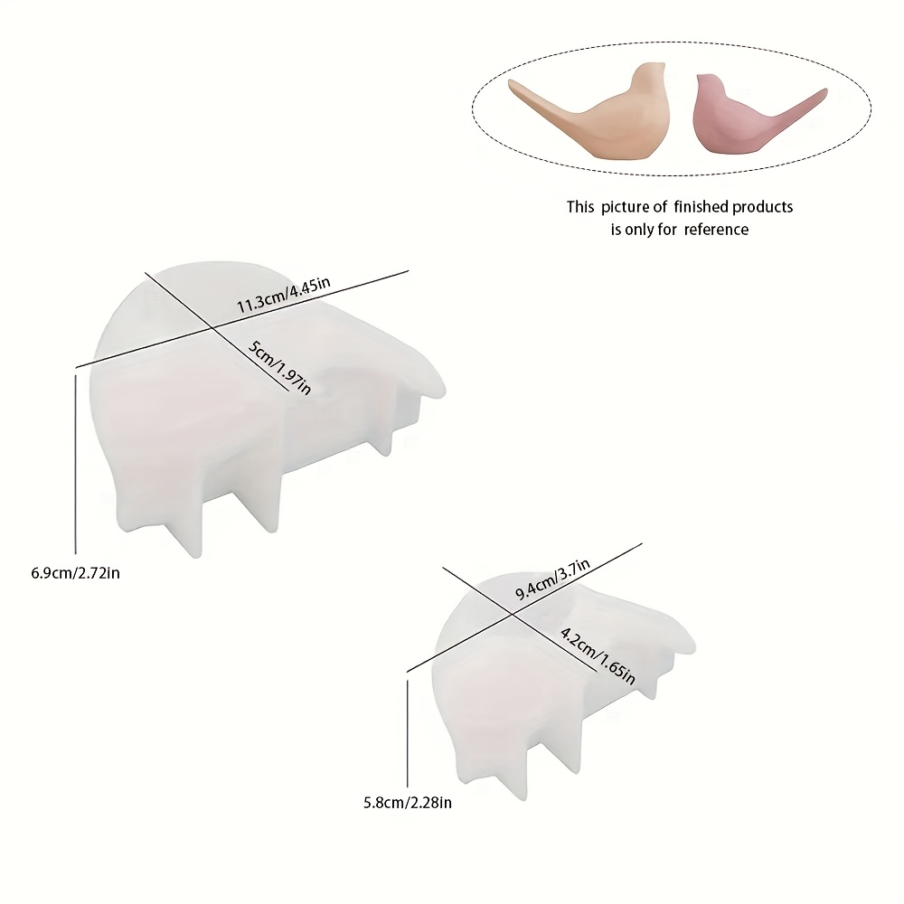 Silicone bird mold, suitable f - Resin Artist ulasan dan harga